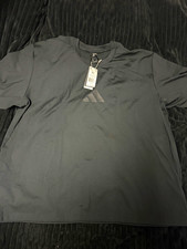 adidas Z.N.E. Tee LO Men's XL Short Sleeve Crew Neck T-Shirt Black JJ1151