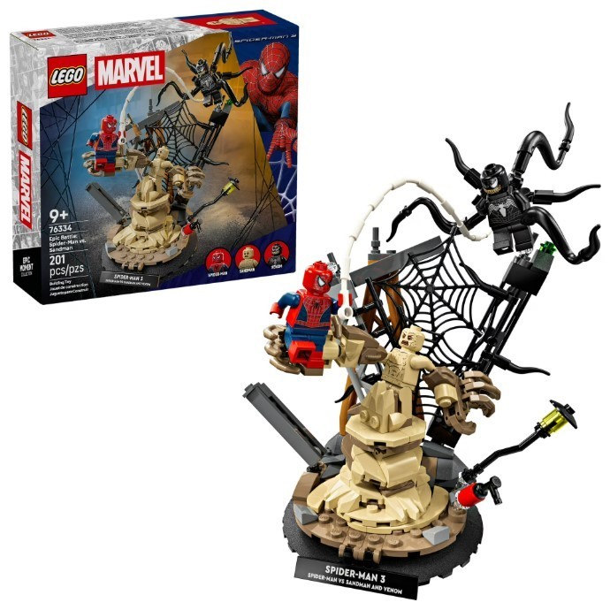 LEGO Marvel Spider-Man vs Sandman 76334 Building Toy Set Age 9+