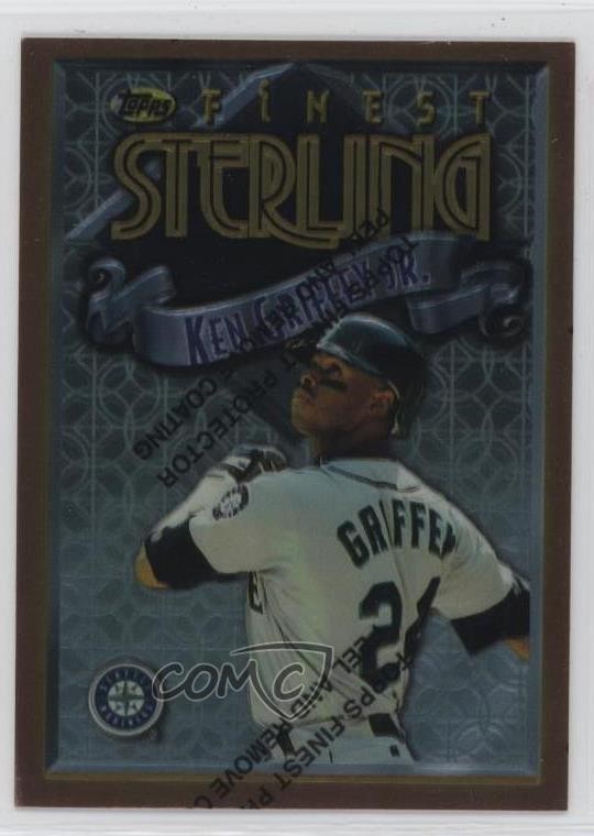 1996 Topps Finest Ken Griffey Jr #24 HOF 05k6