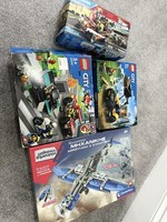 4 X Boxes Of Lego City Put Out Fire,  And Construction and Airoplane
