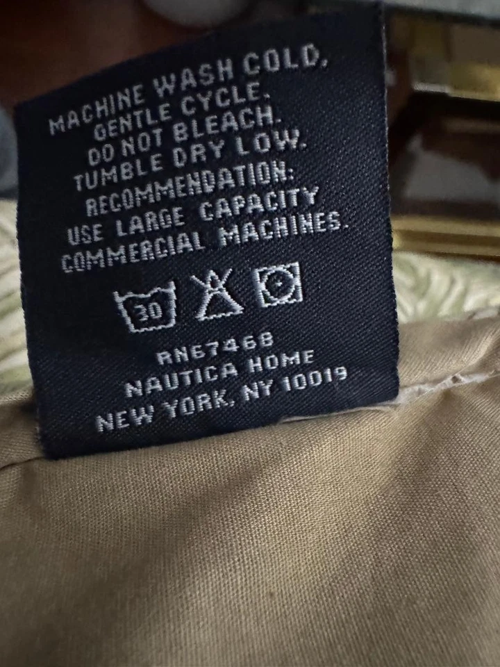  NAUTICA Shelter Island Tropical Print Full/ Queen Comforter 100% COTTON 90x 92 - Image 3 of 4