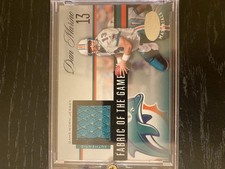 2006 Leaf Certified Materials Fabric Of The Game Dan Marino #FOTG-10 082/100