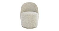 DFS Liana Greige Boucle Swivel Dining Chair RRP £249