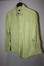 Men s Orvis Button Down Shirt Size Medium Green Flannel Signature Collection