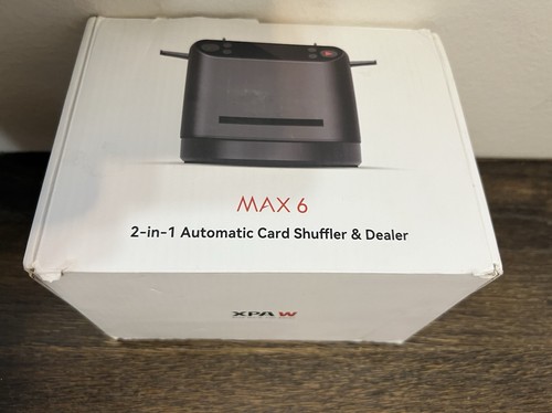 XPaw Max 6 Silenziatore Automatico Carte e Rivenditore 2 in 1 2 Mazzi Rotazione 360° Usato - Foto 2 di 17