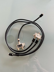 Set Of 2 Verizon Fios 2 Way Moca 2.0 Splitter PDI-2WWB-2.0 3.5Db w Coaxial Cords