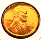 1949-D Lincoln Wheat Cent Penny GEM RD BU From an Original Bank Roll