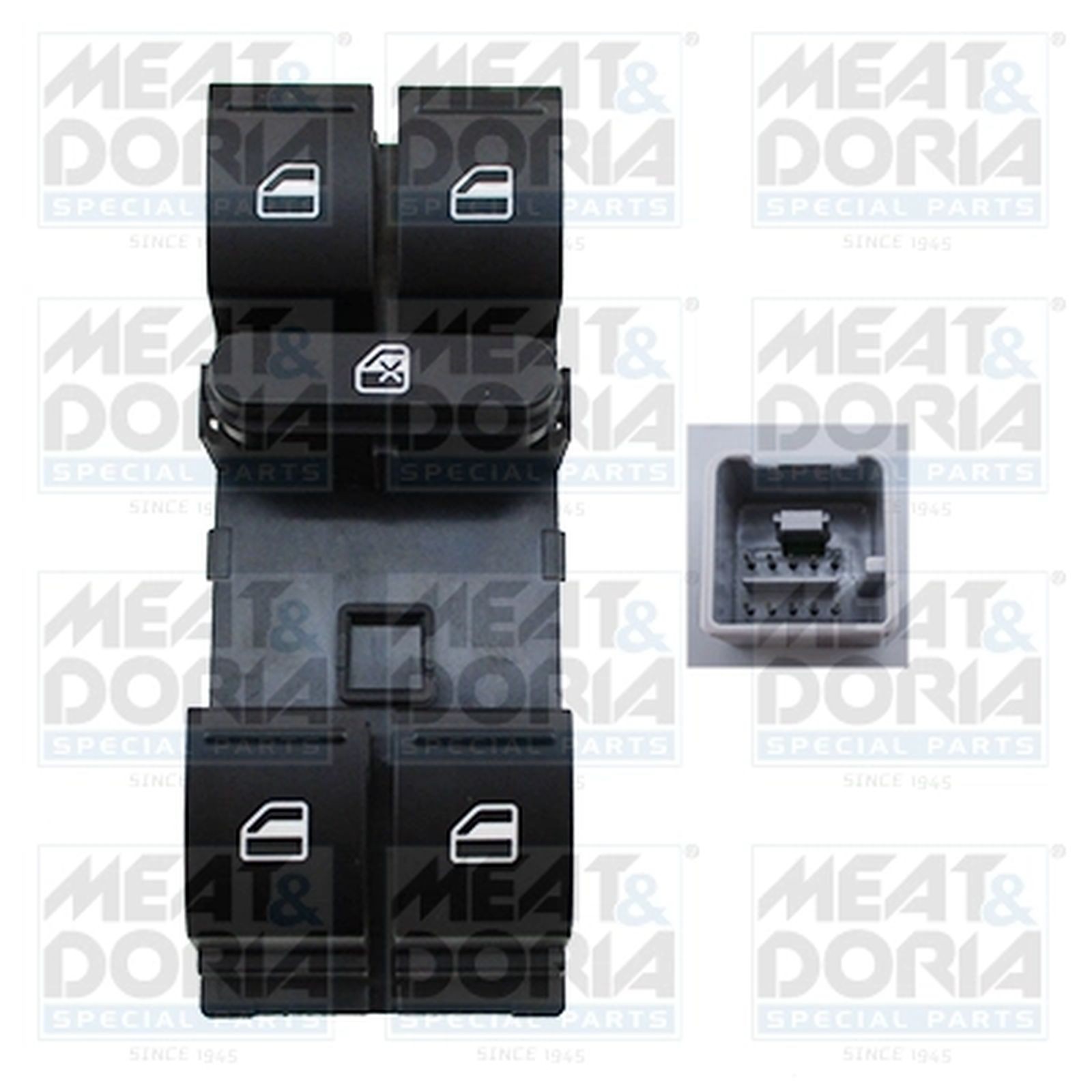 ORIGINAL® Meat - Doria Schalter, Fensterheber Links für Skoda FABIA II FABIA