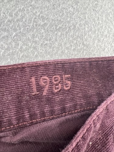 Club Monaco Pants Mens Sz 29x32 1985 Stretch Purple Corduroy - Picture 5 of 13