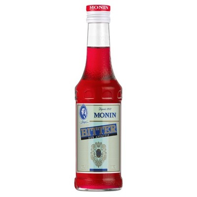 Monin Bitter Aperitif Sirup ohne Alkohol ideal für Cocktails 250ml