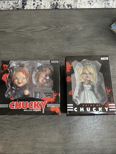 Mezco Bride Of Chucky And Chucky-Deluxe Edition MDS 6" Vinyl Figure - Lot - Picture 2 of 9