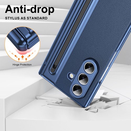 FR Samsung Galaxy Z Fold 7/6/5/4/3 Displayschutzfolie Stoßfest Hülle mit Stifthalter - Bild 6 von 65