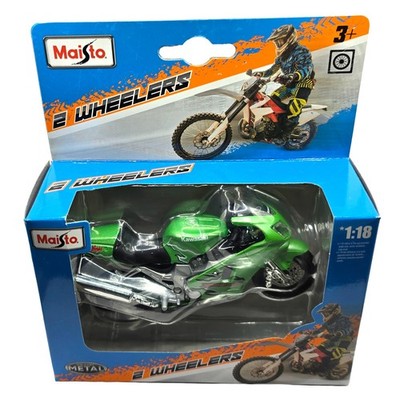 Kawasaki Ninja ZX-12R Kid Model Diecast Dirt Bike Motorbike