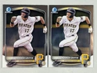 2025 bowman chrome Konnor Griffin BP-86 Pittsburgh Pirates  2 Card Lot