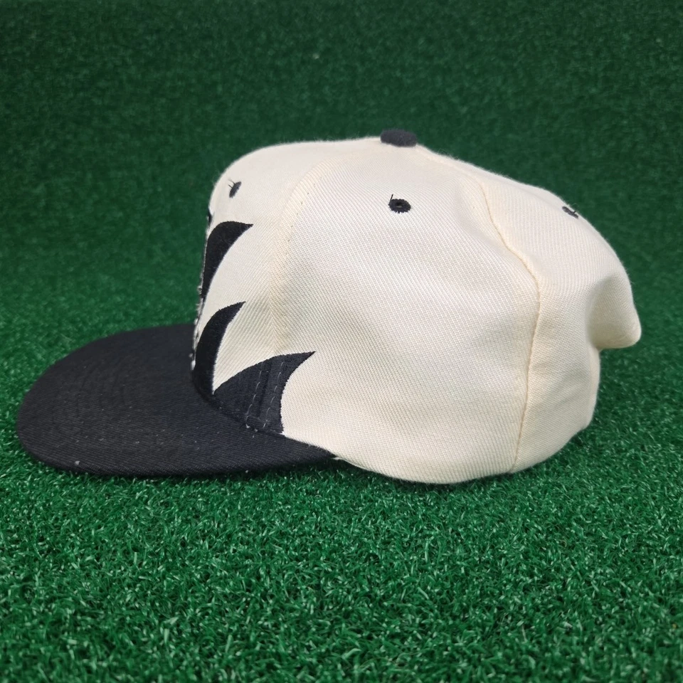 Vintage Chicago White Sox Logo Athletic Sharktooth Snapback Hat Cap Wool RARE - Image 3 of 4