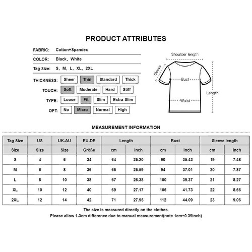 Women Letter Print Basic Tops Short Sleeve Casual Round Neck T-shirt Blouse US - Bild 2 von 9