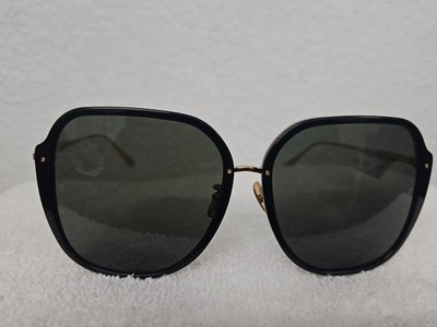 Linda Farrow Smith Zavrine Sun Sunglasses Black Gold no RX