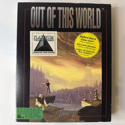 Out of This World IBM PC DOS Big Box 3.5'' & 5.25'' Floppies No Decoder Wheel