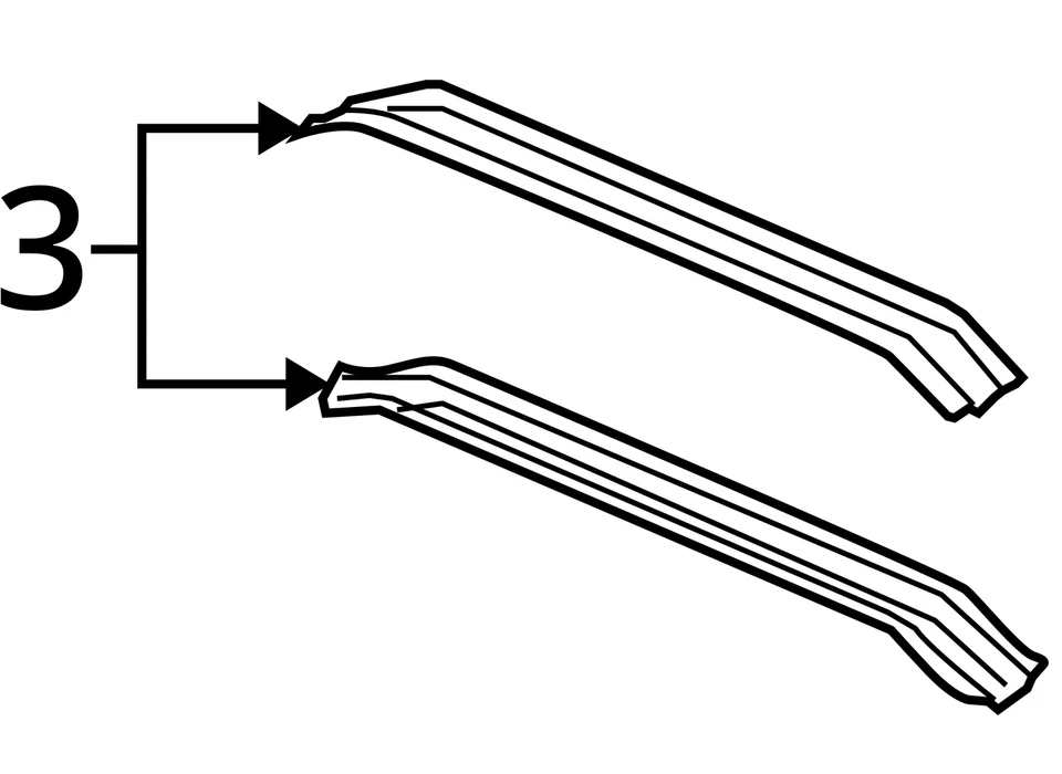 SE ADAPTA A 2004-2005 GMC ENVIY XUV ARCO ASM RF PNL #1 88980222 - NUEVO FABRICANTE DE EQUIPOS ORIGINALES 88980222 Foto 3 de 3