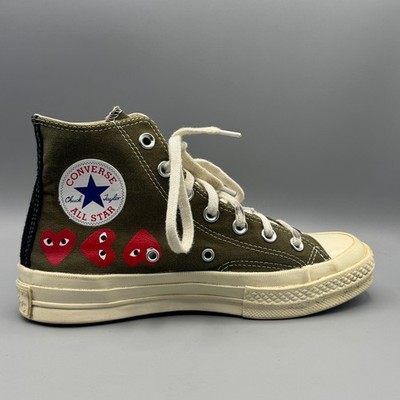 Converse Chuck 70 CDG Comme de Garcons Sneaker Schuhe grün khaki - SEHR GUT