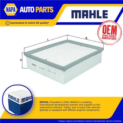 Air Filter fits AUDI A4 B7 3.2 05 to 09 Mahle 03G133837 06C133837L 06C133843 New