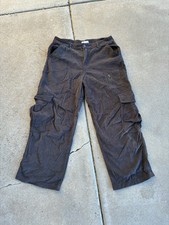 ANGEL KISS Lightweight Gray Cargo Pants Women  s Size 13/31 34x28 