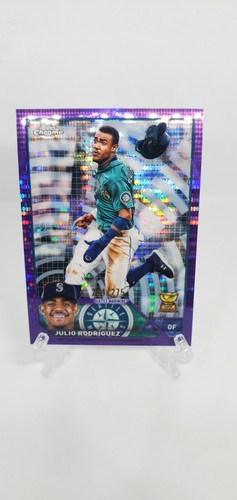 2023 Topps Chrome - Julio Rodriguez #200 Purple Sonar Refractor /275