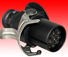 Produktbild - LKW Stecker 24 Volt 15 polig Schraubkontakte ISO 12098 Anhänger Auflieger