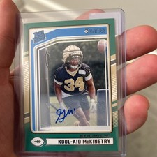 2024 Panini Donruss - Rated Rookie #315 Kool-Aid McKinstry (RC)  Green Autograph