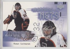 2001-02 Upper Deck Mask Collection Manning the Nets Roman Cechmanek #122 01qm