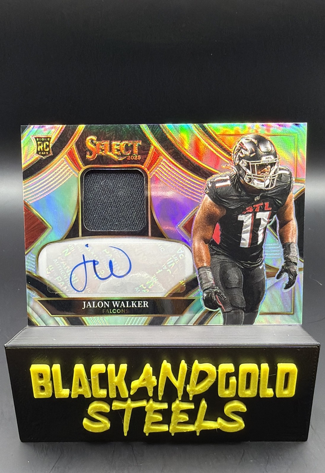 2025 Panini Select - Rookie Signature Memorabilia Jalon Walker #RSMP-JWR /249