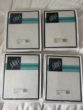 Four Curtain Panels - Linen Blend 96 Inches