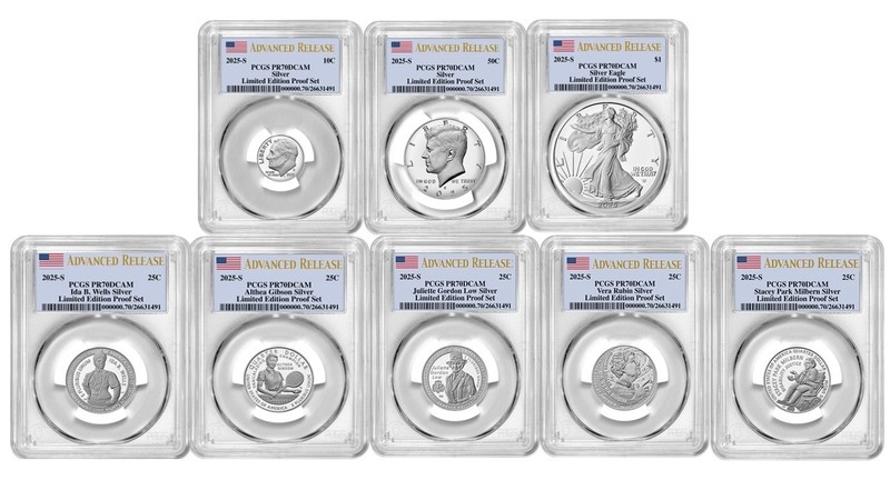 2025 S Silver Limited Edition Proof Set PCGS PR70DCAM Advanced Release #695