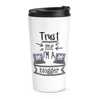 Trust Me I'm A Blogger Reise Becher Tasse Lustiger Witz Best Toll Vlog Blogger