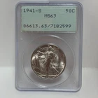 1941-S Walking Liberty Half Dollar    PCGS MS-63