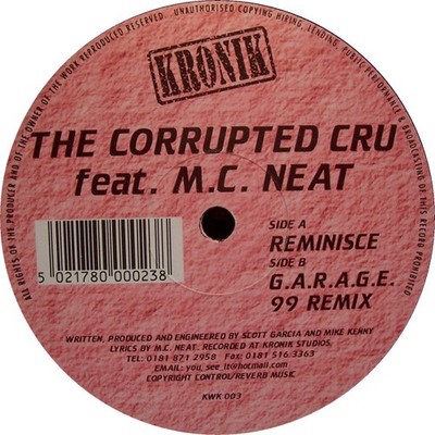 The Corrupted Cru - Reminisce, 12'', (Vinyl)