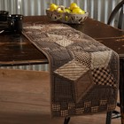 Table Runner Farmhouse Star Primitive 13x48 Rect Patch Quilt Kitchen VHC Brands
