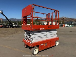 2018 Snorkel S4732E 32' Electric Scissor Lift Man Aerial Platform bidadoo