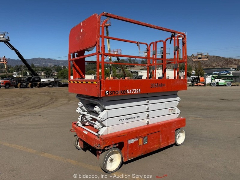 2018 Snorkel S4732E 32' Electric Scissor Lift Man Aerial Platform bidadoo