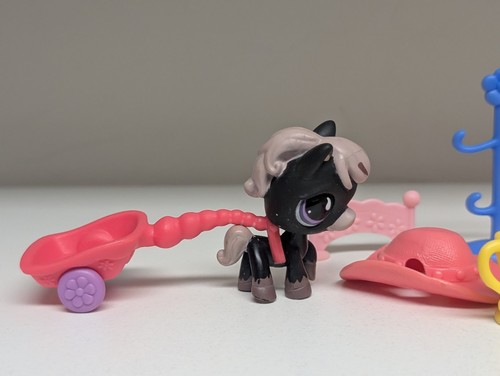 Littlest Pet Shop Raceabout Ranch Short Hair Cat Green Eyes #525 #523 Authentic - 第 2/8 張圖片
