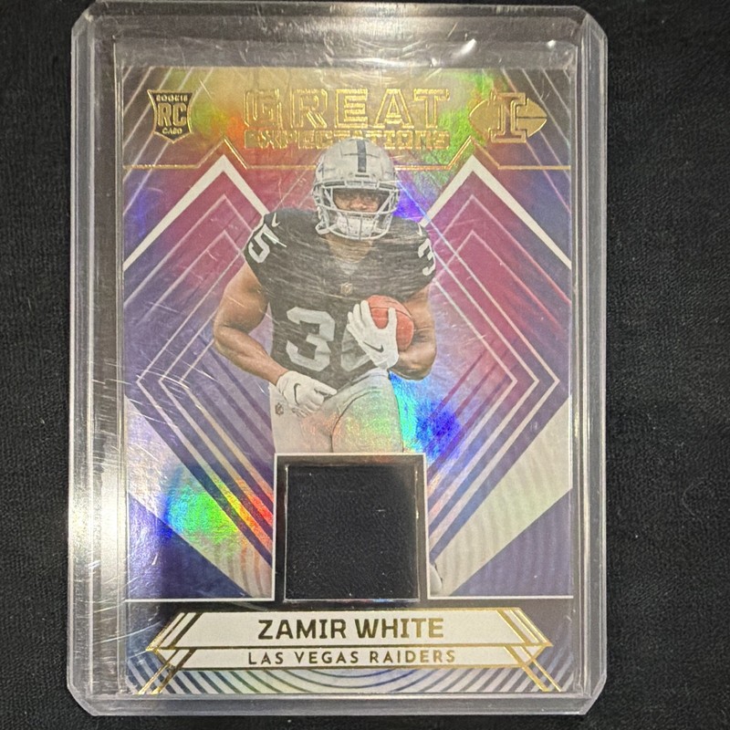 Panini 2022 Illusions - Great Expectations - Zamir White RC - MEM/Patch -Raiders