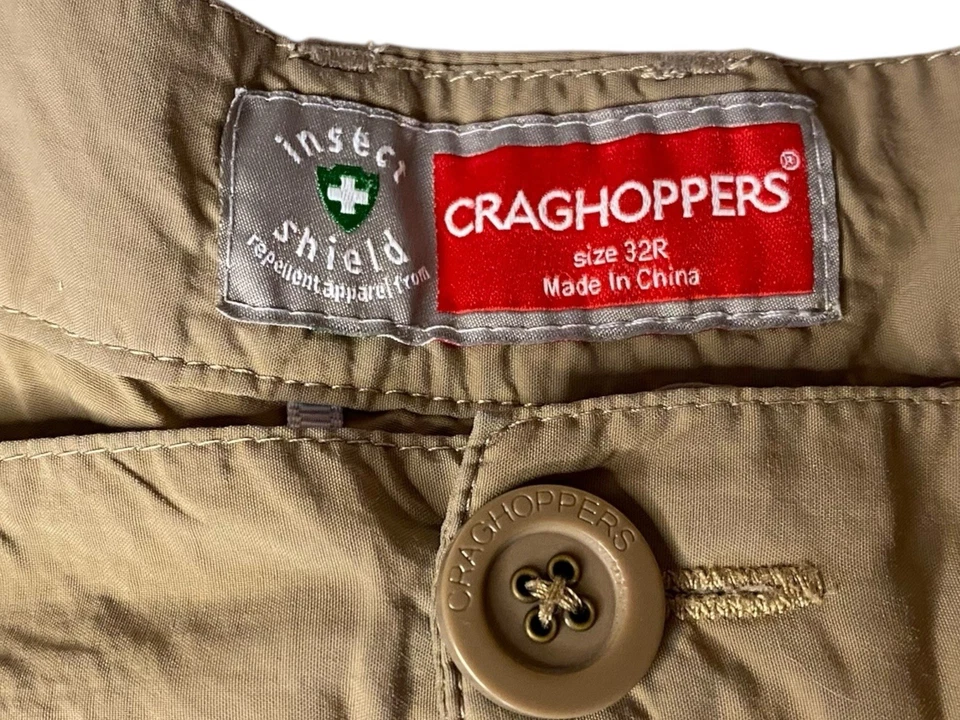 Pantalones Craghoppers para Hombres 32W 31L Protector contra Insectos Exterior Senderismo Carga Foto 4 de 4