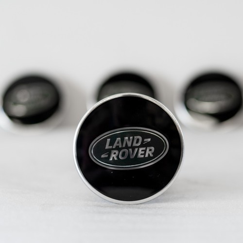 Land Rover Range Rover Center cap set OEM Black with Green Logo Genuine LR069899 - Picture 8 of 18