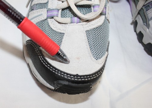 FILA Women's Gray w Purple Lace-up Sneaker Shoes SZ 8 Leather &Textile - Picture 8 of 11