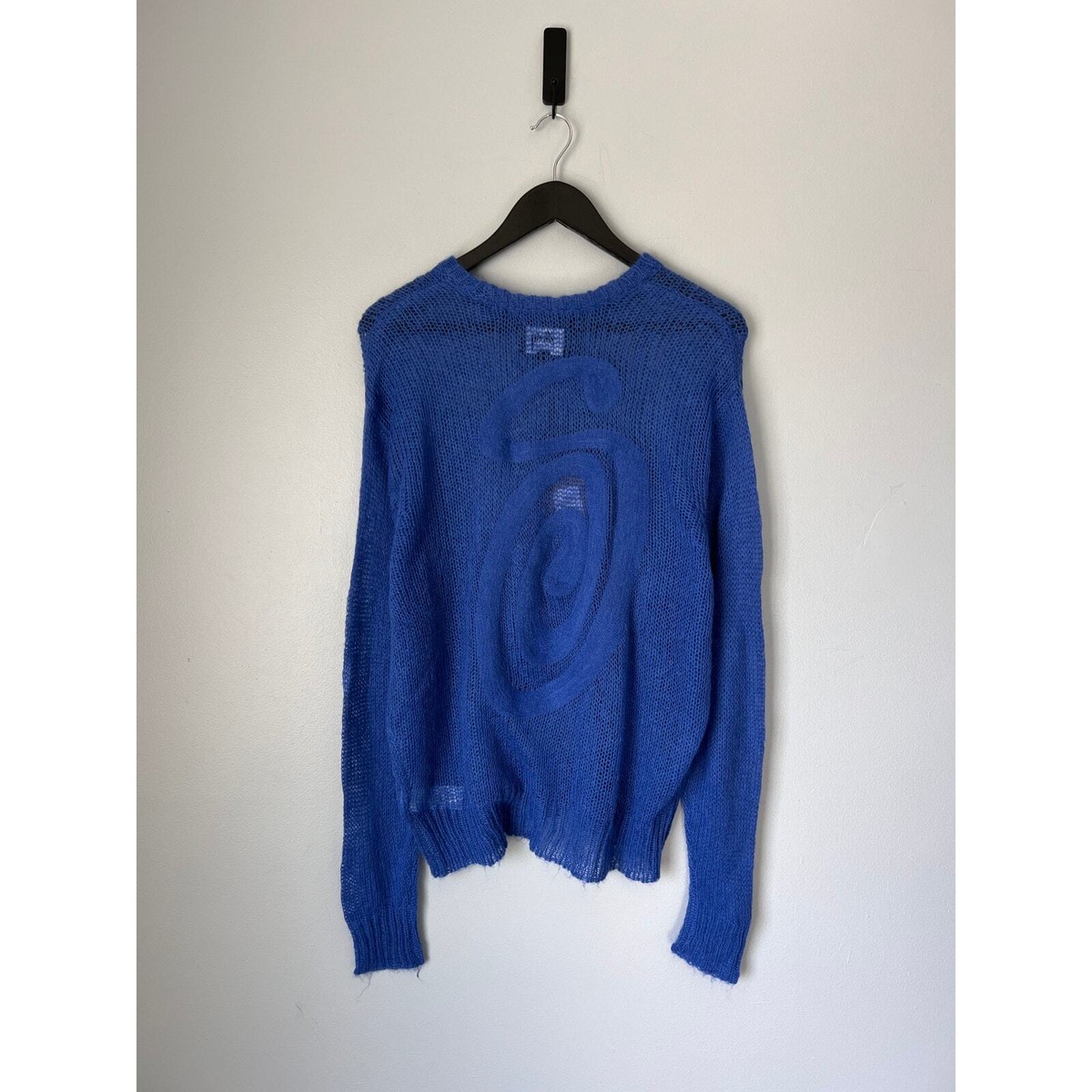 Stussy Loose Knit Sweater - Size Large - Blue - NEW | eBay