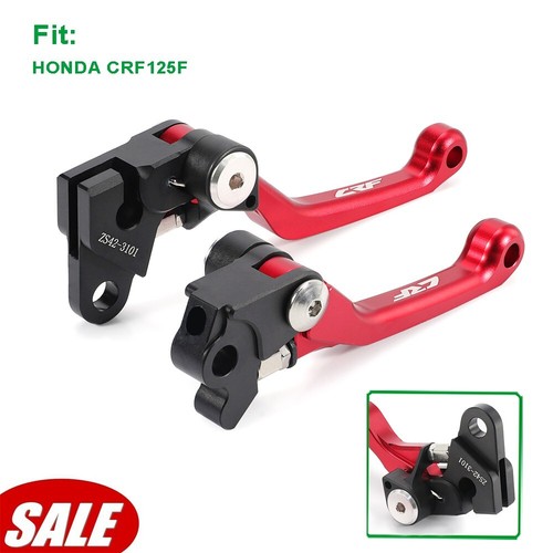 For HONDA CRF125F 2014-2024 CNC Pivot Brake Clutch Levers Handle Control Kit CRF - Bild 1 von 13