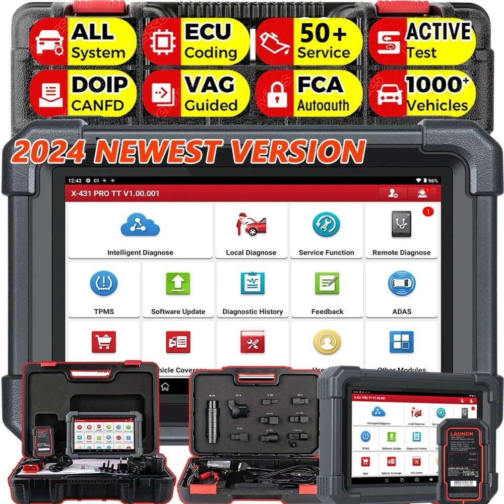2024 LAUNCH X431 PRO TT PRO5 Car Diagnostic Scan Tool OBD2 Scanner Online Coding-image