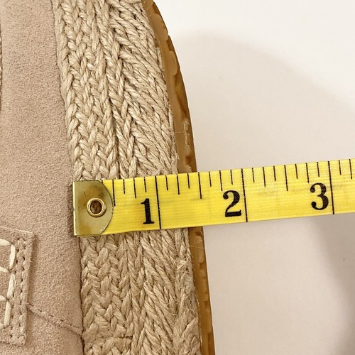 Dolce Vita Jalia Plateau-Espadrille-Loafer Damen US 9,5 beige Wildleder Slipper " - Bild 19 von 19