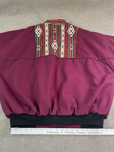 Vintage Bee Wild XL Jacket Coat Southwestern Navajo Aztec Southwestern Rodeo - Picture 9 of 15