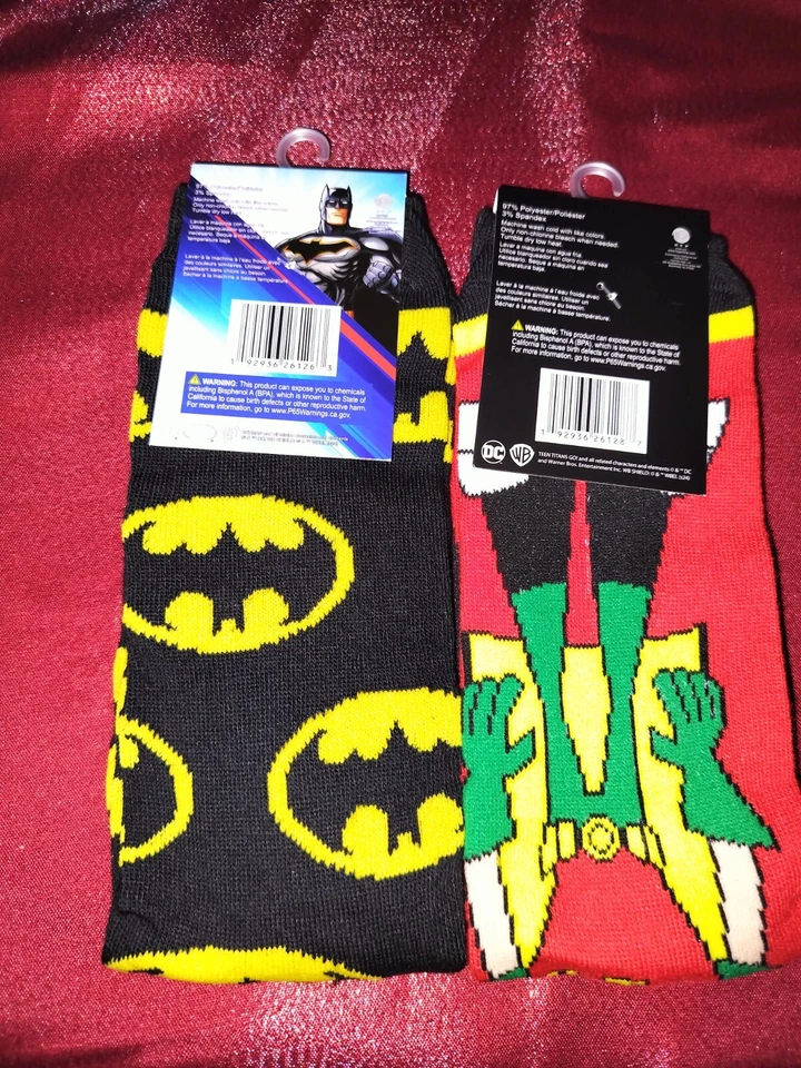 2 pares de calcetines 🧦 Batman y Robin  Foto 3 de 4